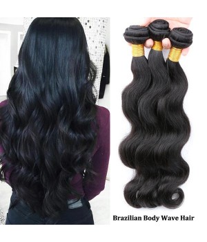 Virgin Brazilian Body Wave Hair 3 Bundles / 4 Bundle Deals