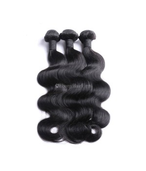 Brazilian Body Wave Hair 3 Bundles with Frontal Lace 13x4