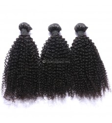 Grade 10A Brazilian Kinky Curly Hair for Black Women