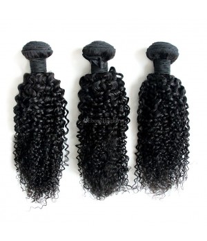 Grade 10A Brazilian Kinky Curly Hair for Black Women