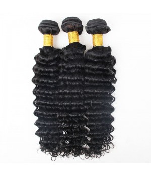 Brazilian Deep Wave Hair 3 Bundle Deals / 4 Bundle Deals