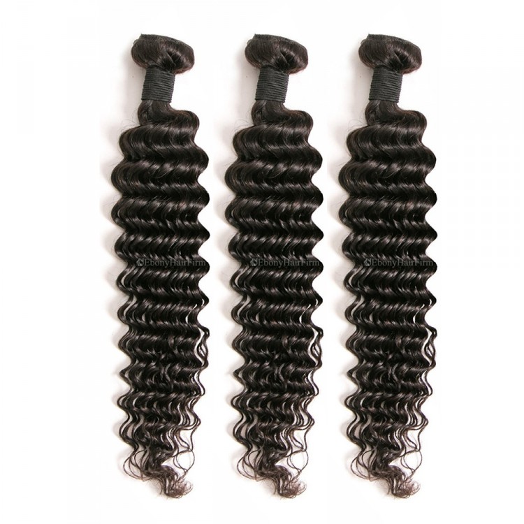 Black Women Brazilian Deep Wave Hair 3 Bundle Deals 2 Bundle