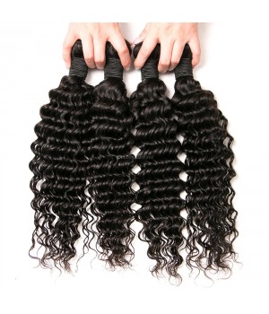 Grade 10A Brazilian Deep Wave Hair Extensions