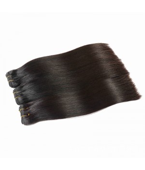 Super Double Drawn Straight Hair Vietnamese SDD Double Drawn Bone Straight Hair Weft