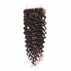 Free Part Brazilian Deep Wave Lace Closure 4x4