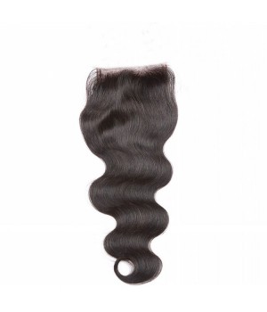 Free Part Brazilian Body Wave Lace Closure 4x4