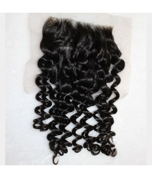 Free Part Brazilian Deep Wave Lace Closure 4x4