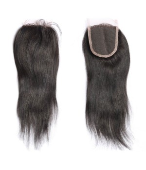 Free Part 4x4 inches Brazilian Hair Lace Closure
