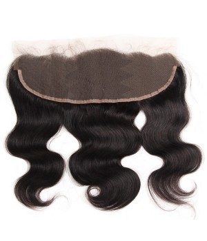 Brazilian Body Wave Hair 3 Bundles with Frontal Lace 13x4