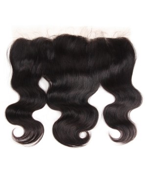 Brazilian Body Wave Hair 3 Bundles with Frontal Lace 13x4