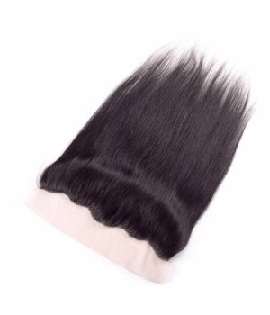 100 Virgin Peruvian Straight Hair 13x4 Lace Frontal Closure for Sale