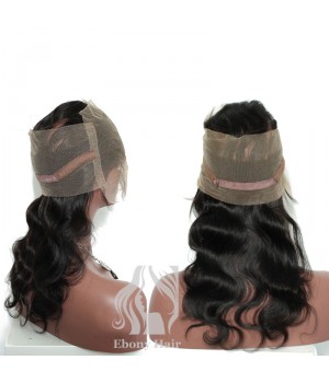 Cambodian Body Wave Hair Free Part 360 Lace Frontals for Sale