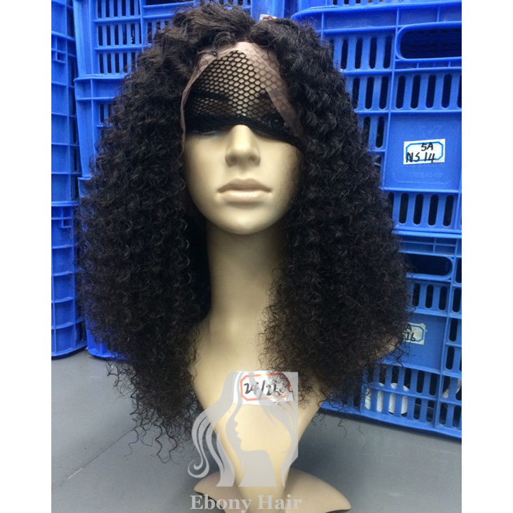 Brazilian Curly Human Hair Full Lace Wigs for Sale