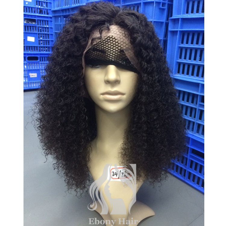 Brazilian Curly Human Hair Full Lace Wigs for Sale