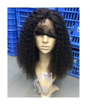 Brazilian Curly Human Hair Full Lace Wigs for Sale