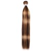 Brazilian P4 27 Piano Straight Hair Bundles Piano Color Hair Weave