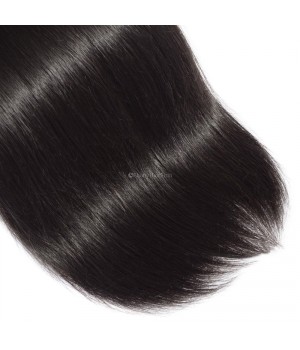 Free Shipping Brazilian Straight Hair 3 Bundles / 2 Bundles with Closure