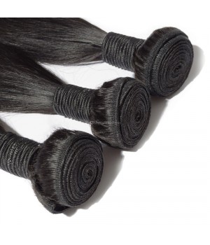 10-30 inch Virgin Brazilian Straight Hair Bundles Brazilian Straight Weave