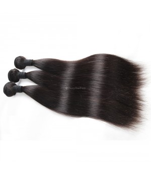 Unprocessed Soft Virgin Grade 10A Brazilian Straight Hair for Sale