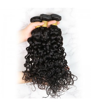 Brazilian Water Wave Hair 3 Bundle Deals / 4 Bundle Deals