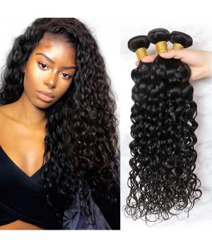 Brazilian Water Wave Hair 3 Bundle Deals / 4 Bundle Deals