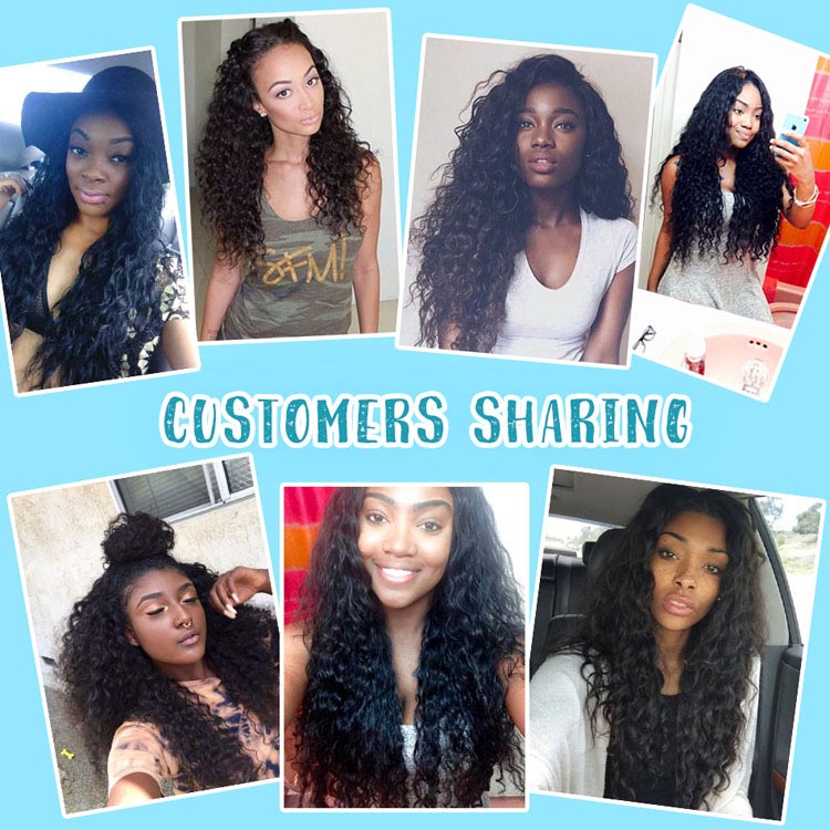 100 Virgin Brazilian Curly Hairstyle Sharing