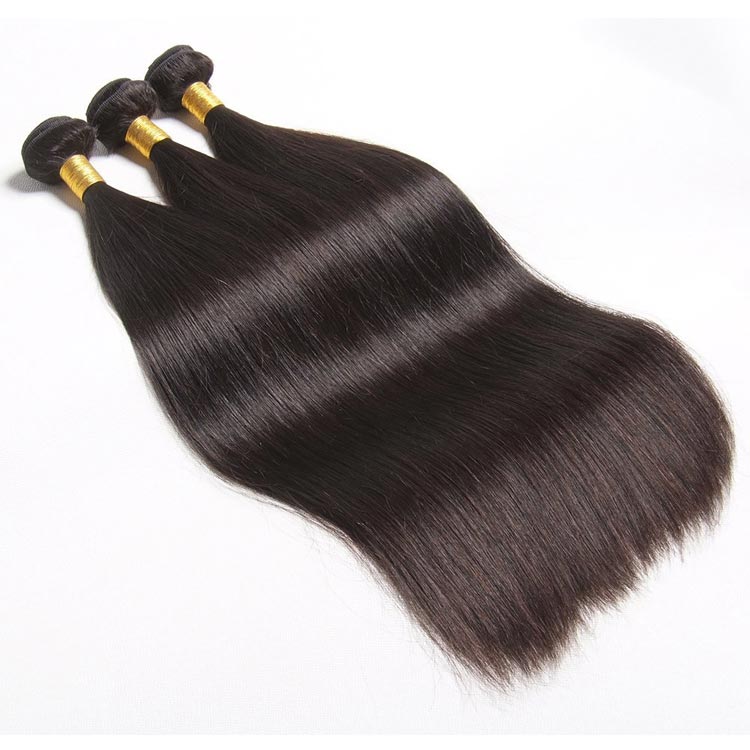 100 Virgin Brazilian Straight Hair Weaves