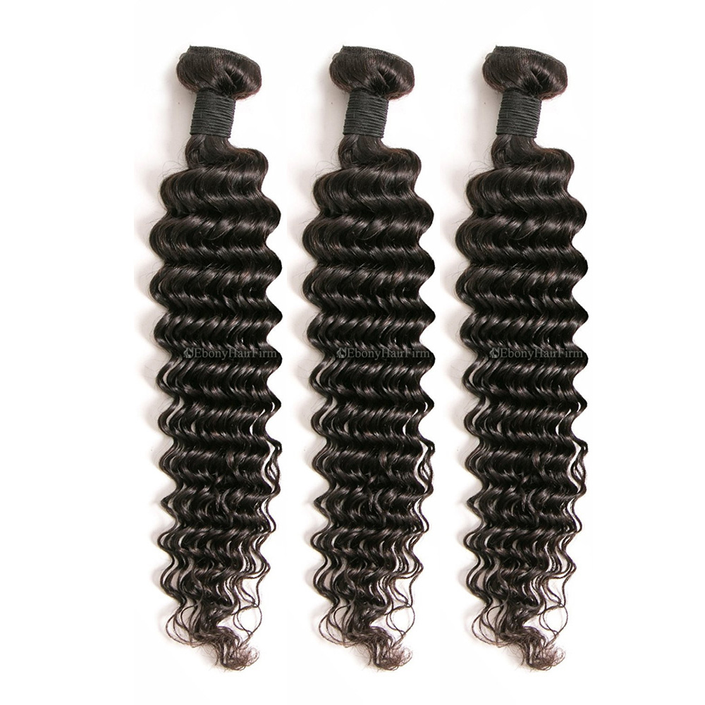 Black Women Brazilian Deep Wave Hair 3 Bundle Deals 2 Bundle