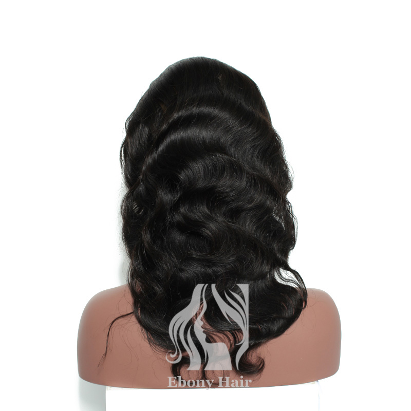 Indian Body Wave Hair Free Part 360 Lace Frontal with Baby Hair for Sale